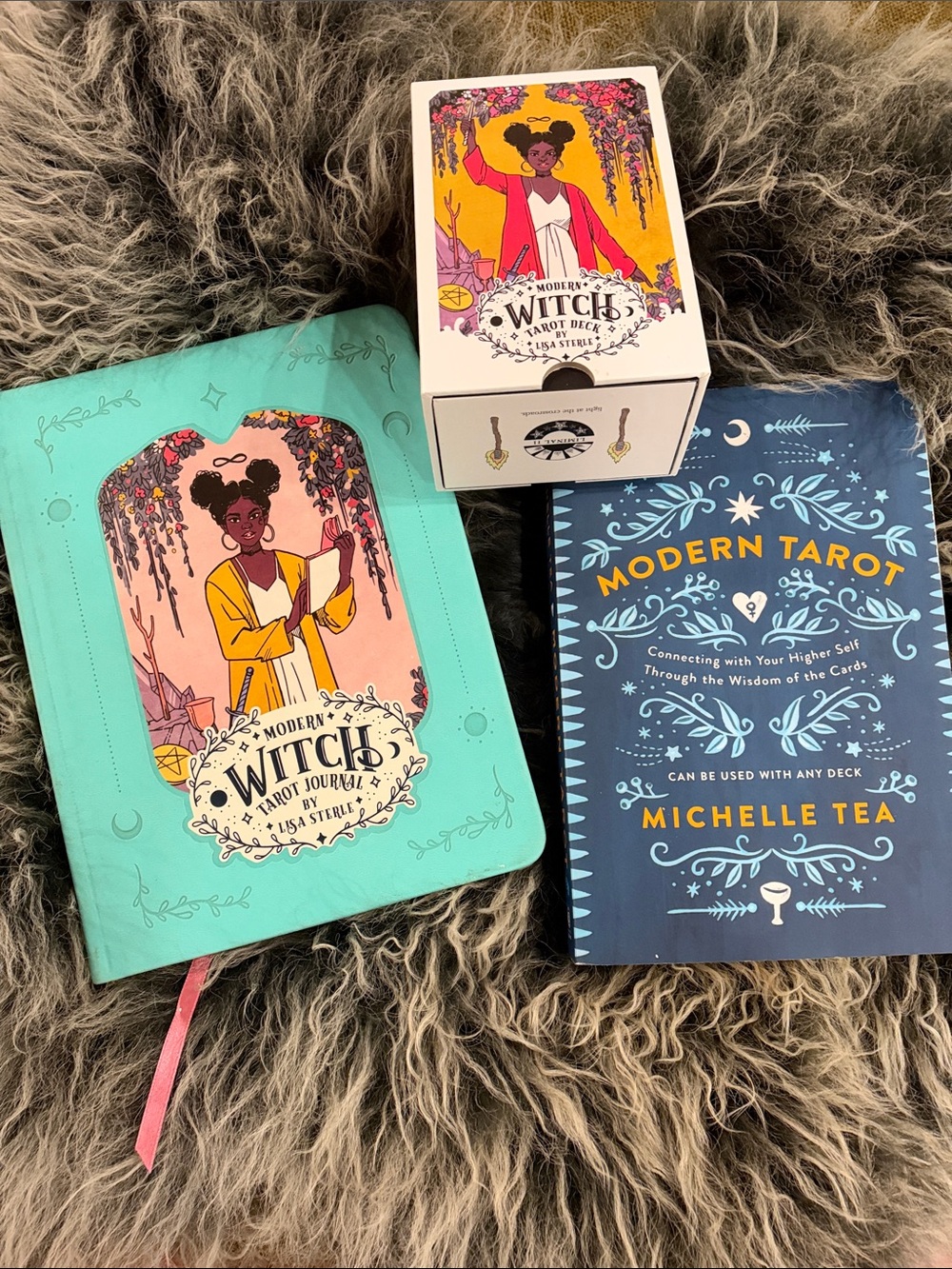 Modern Witch Tarot Journal & Modern Tarot Book Set with deck of cards